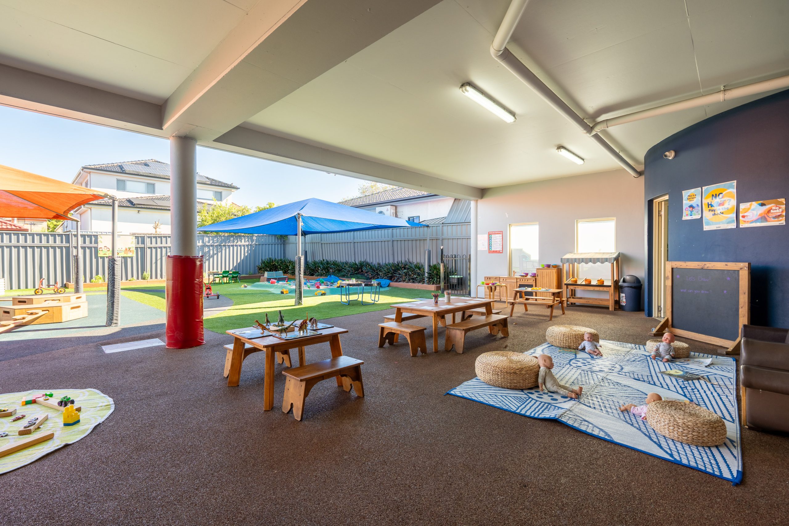 oz education auburn outdoor play area for children
