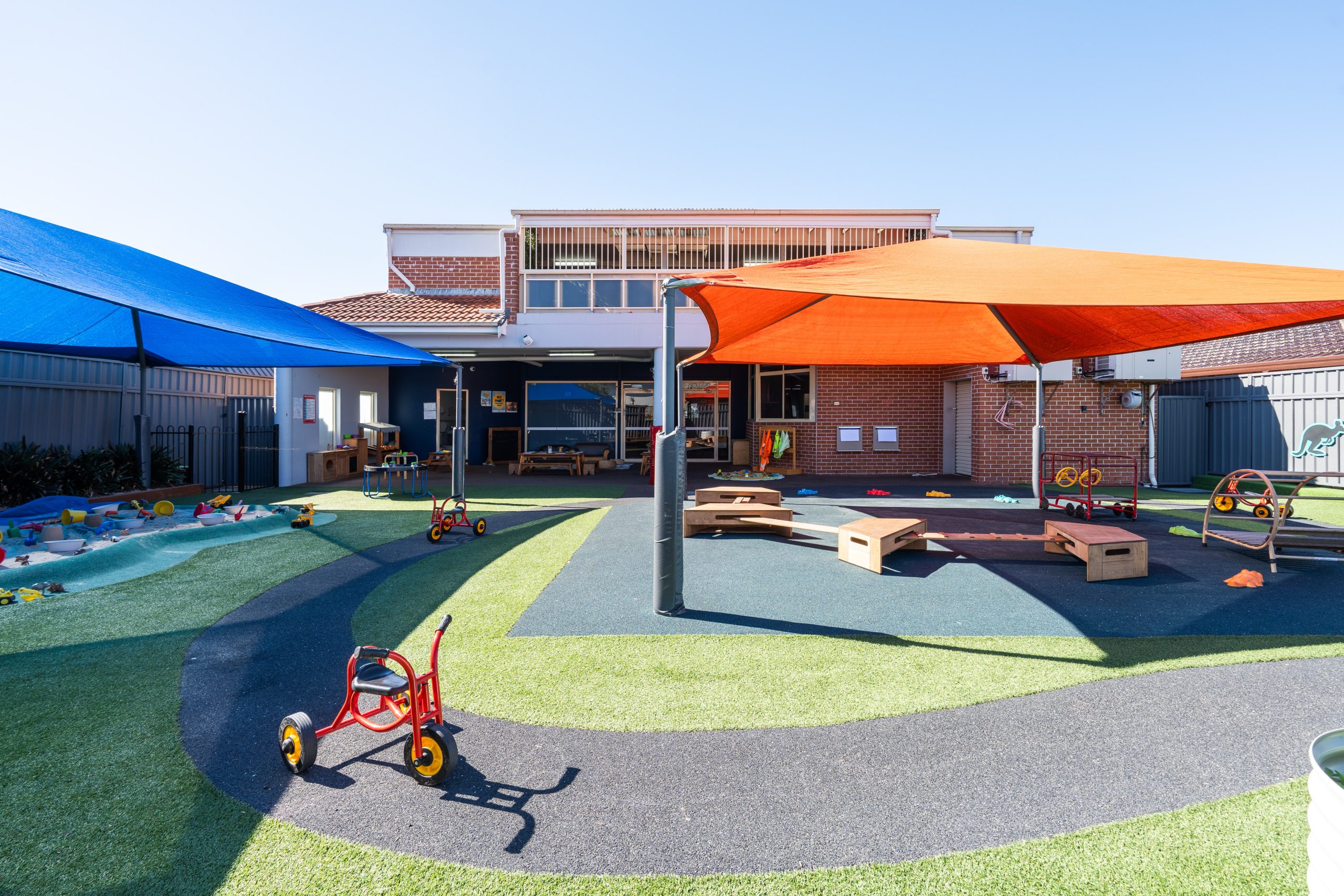 oz education auburn outdoor play area for children