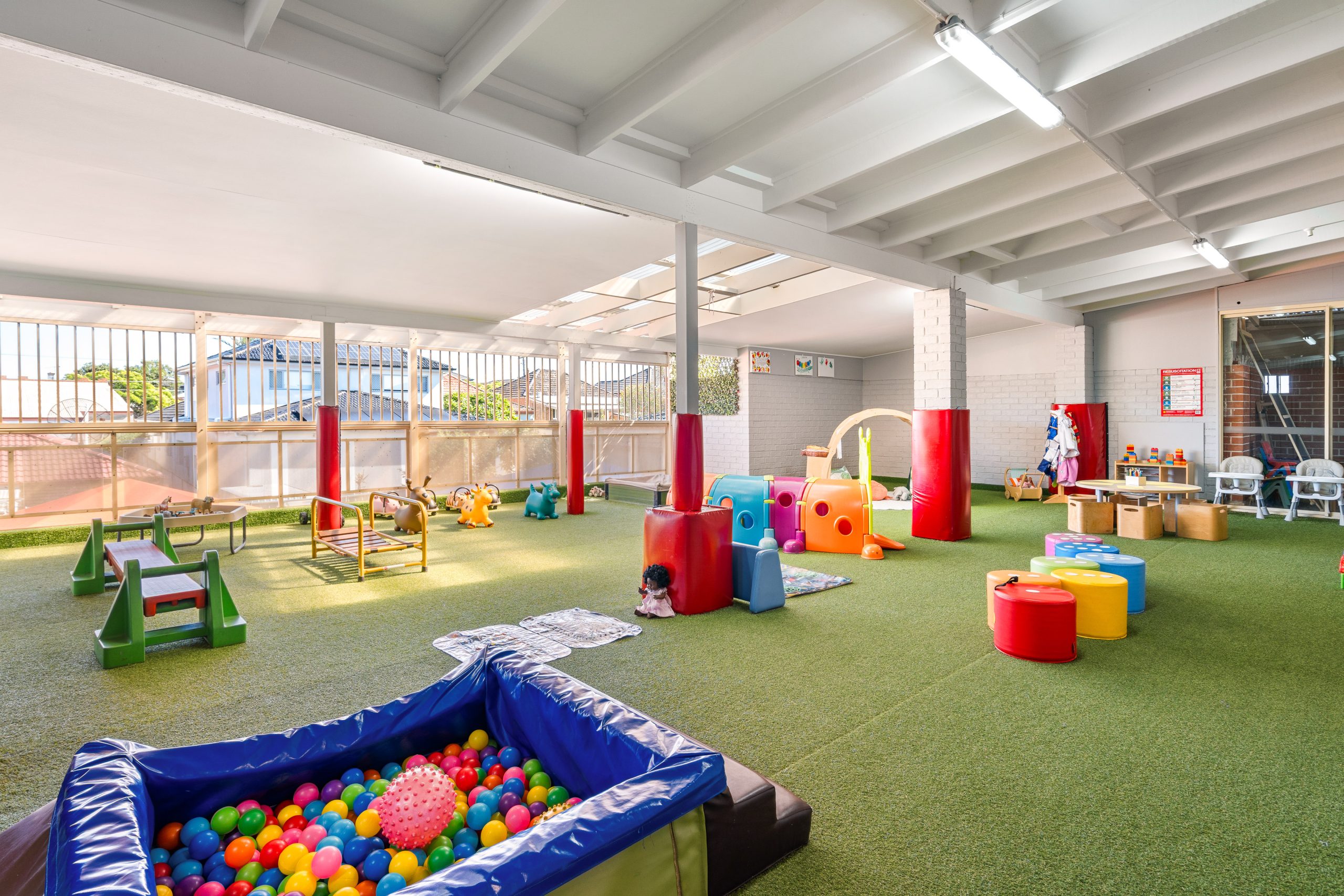 oz education auburn outdoor play area for children