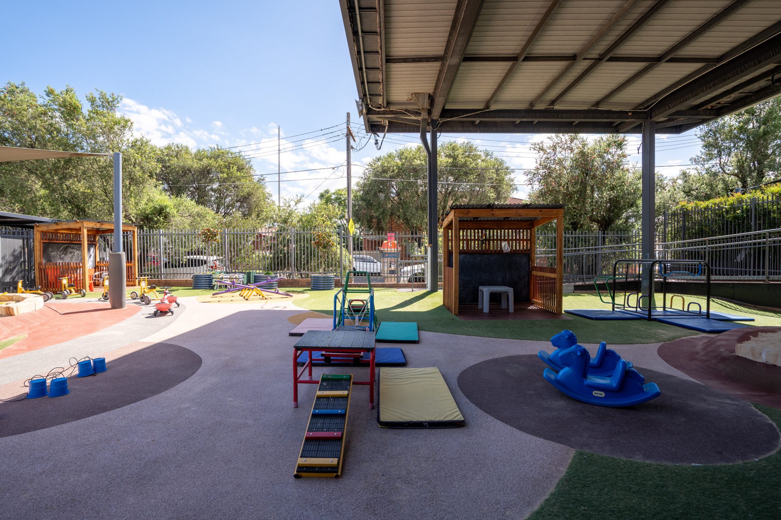 spacious outdoor play areas Lidcombe