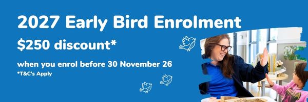 2027 Early Bird Enrolment Early bird offer