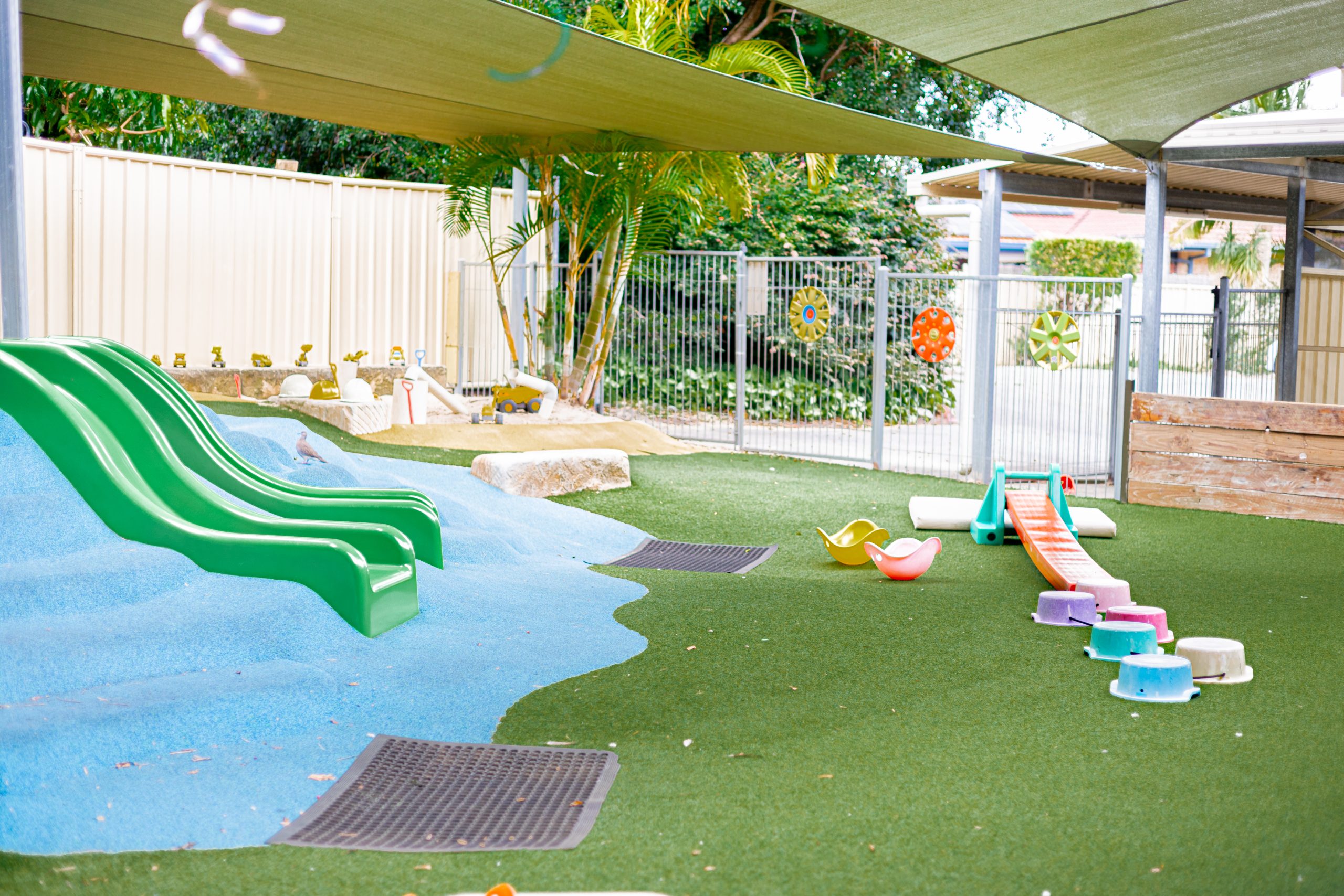 Oz education boambee east centre outdoor play area for children