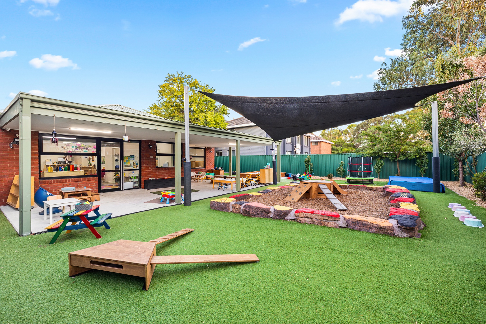 oz education footscray outdoor play area for children