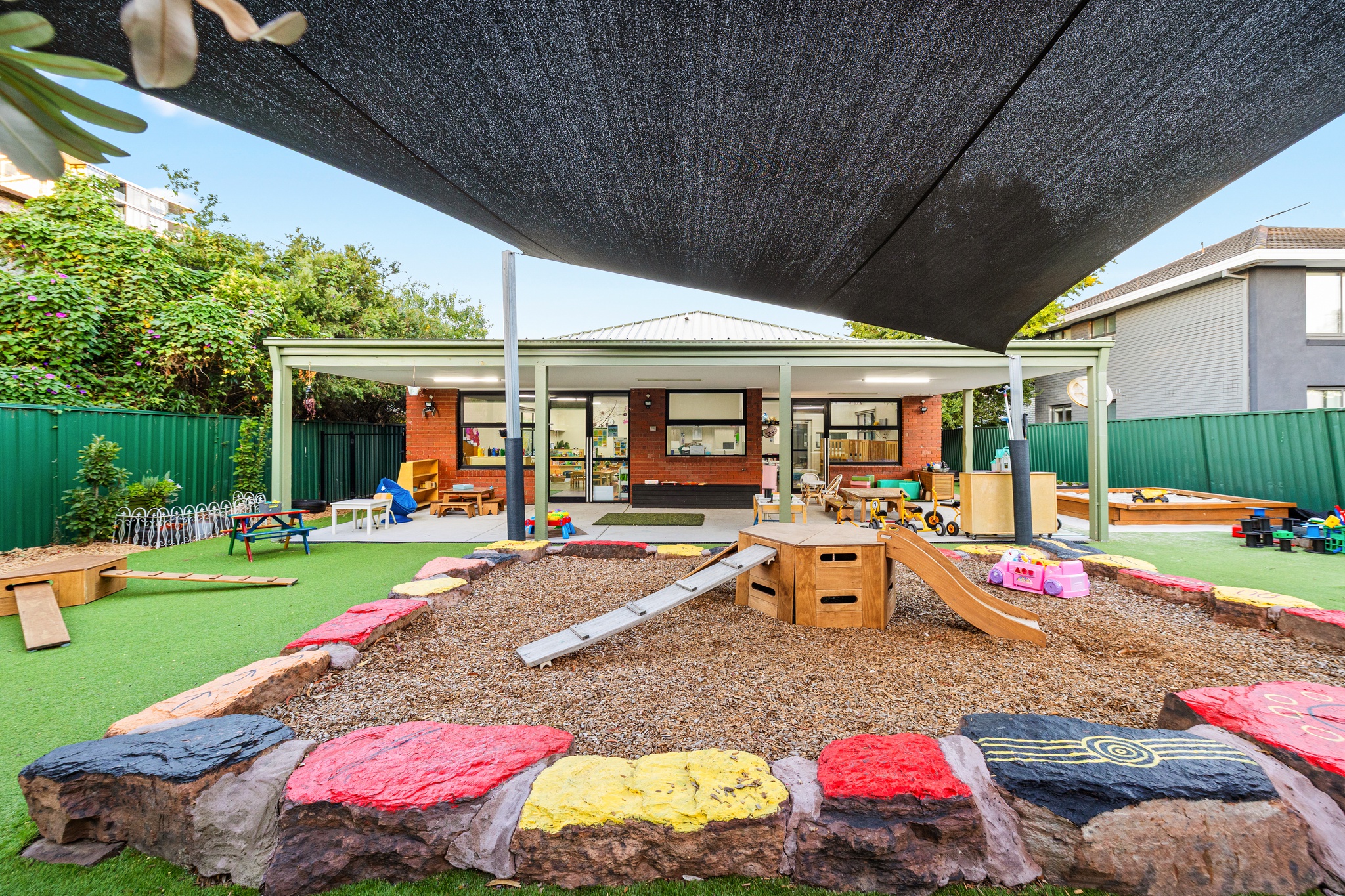 oz education footscray outdoor play area for children
