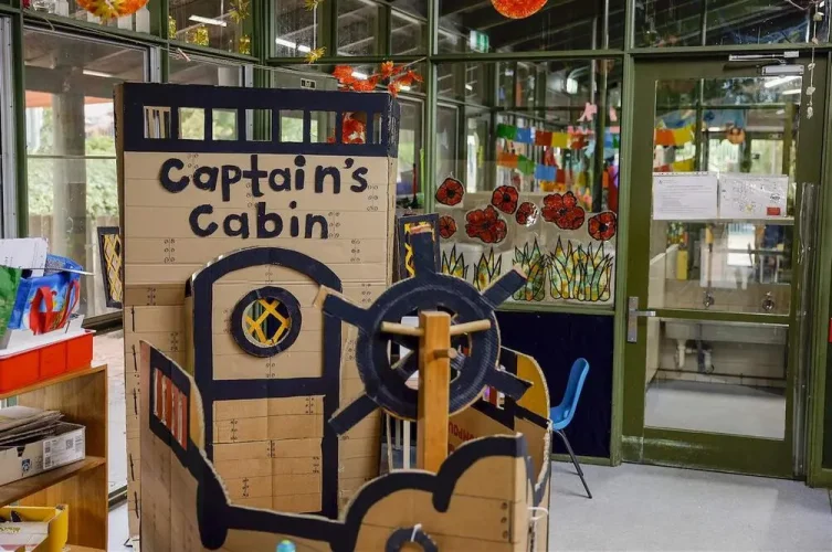 dallas-childcare-kindergarten6 cardboard ship