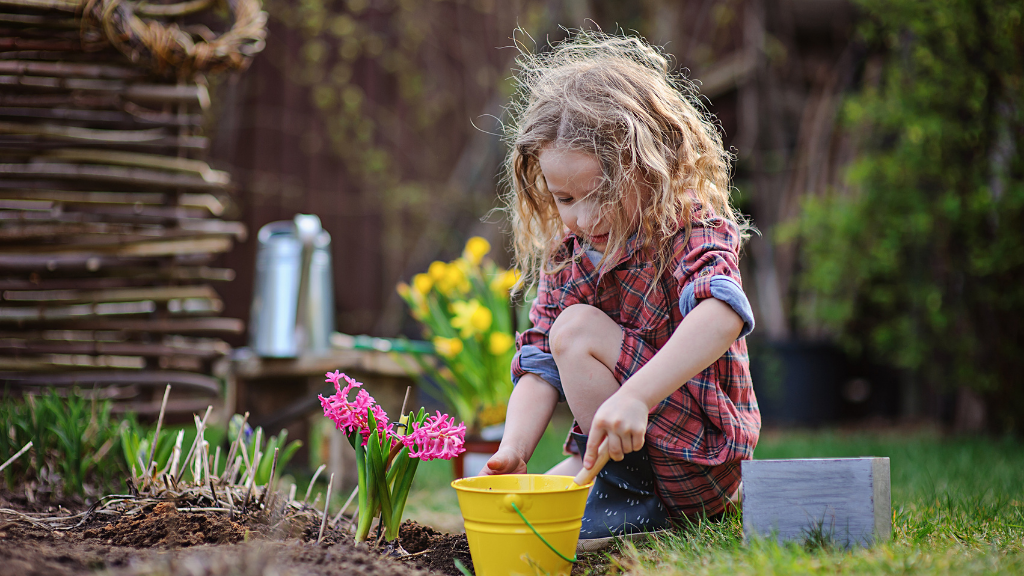 child gardening child gardening