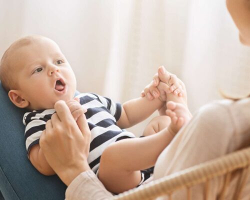 Baby early language skills