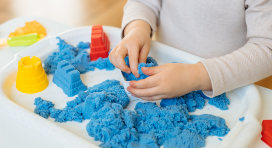 kids sensory playdough