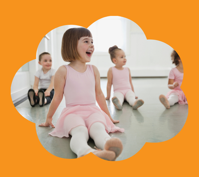 girls and boys doing ballet