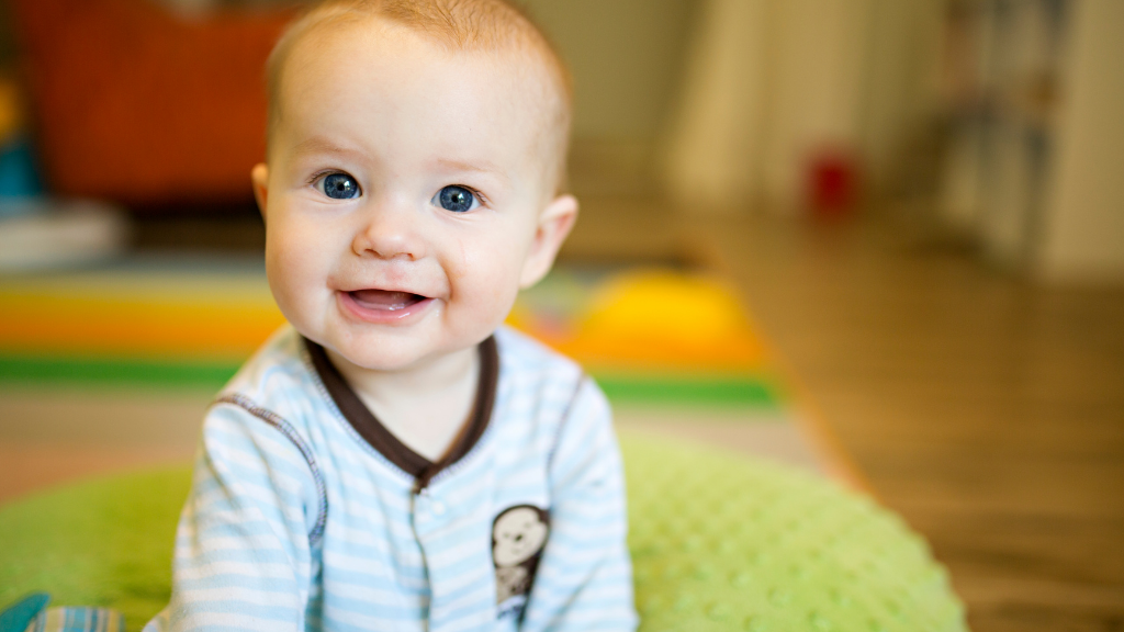 baby smiling