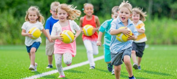 Children playing sport